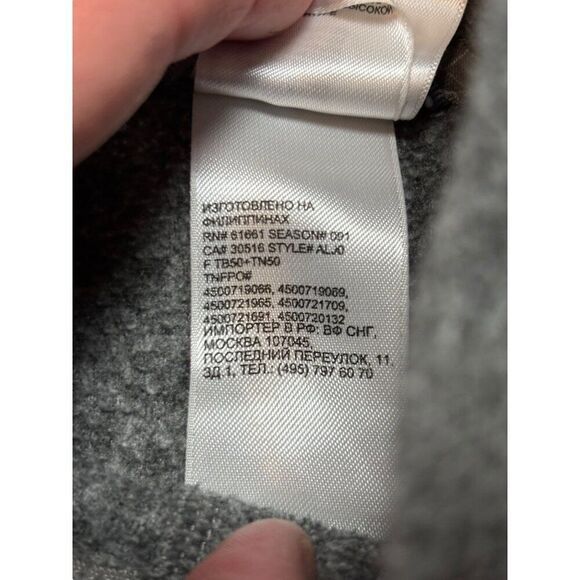 The North Face Womens Grey 1/4 Zip Fleece Pullover M/M - Picture 5 of 7